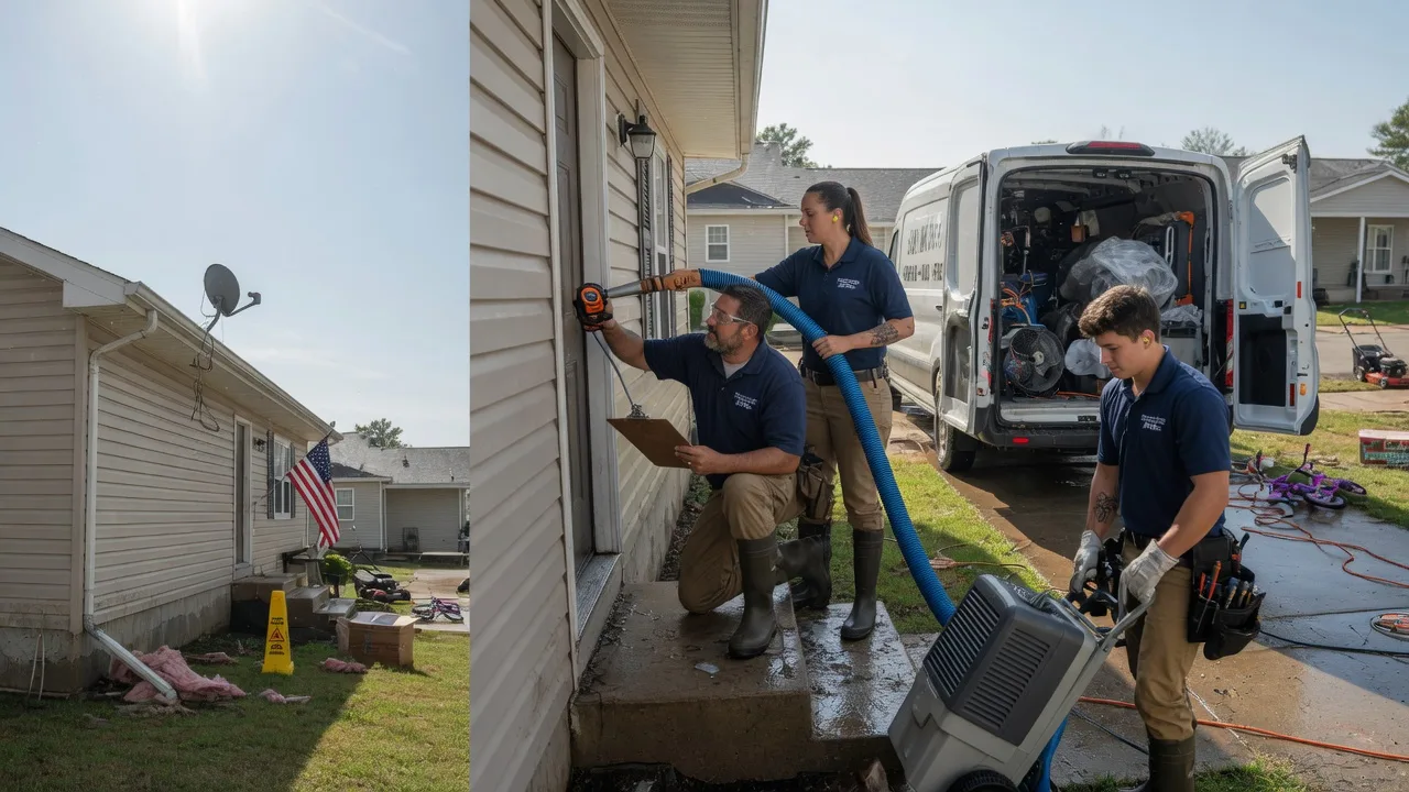 Ceiling Water Damage Restoration in Pledger, TX near me